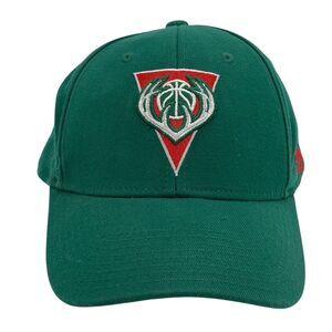 Adidas Milwaukee Bucks Fitted Hat Size S/M Embroidery Logo Green (H27)